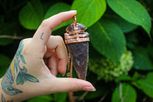 Load image into Gallery viewer, Agate Arrowhead Pendant
